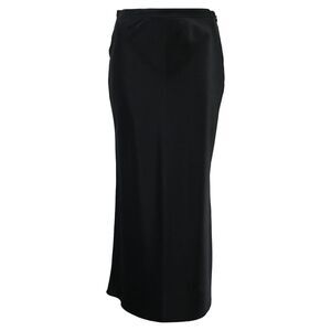 Joseph Midi Skirt in Black Silk
